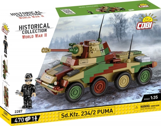 Konstrukcijski set oklopnog vozila Sd.Kfz. 234/2 Puma 1:35 (COBI)