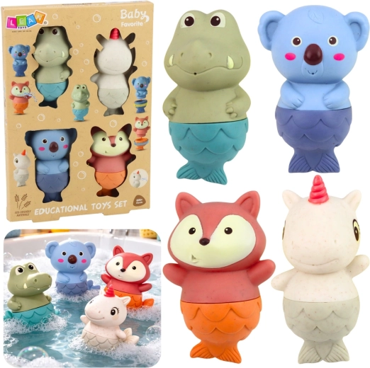 Set kupačkih igračaka životinjice morske vile, 4 kom