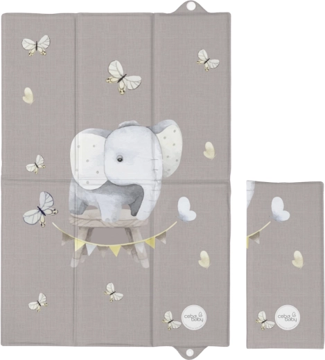 Ceba Baby putna sklopiva podloga za presvlačenje 60 × 40 cm basic little elephant