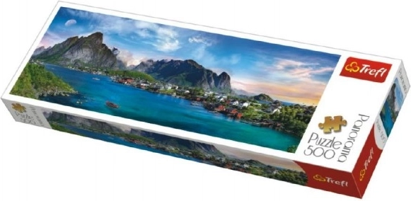 Puzzle panorama od 500 dijelova – Lofoti, Norveška