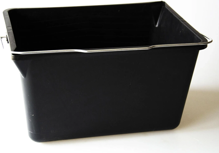 Slikarska kanta za boju 12 l, pravokutna, crna