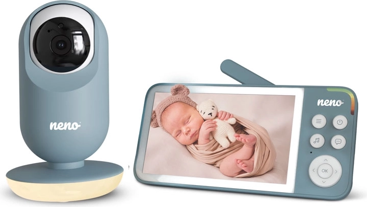 Neno video dadilja Vedo Blue s 5" monitorom i rotirajućom kamerom