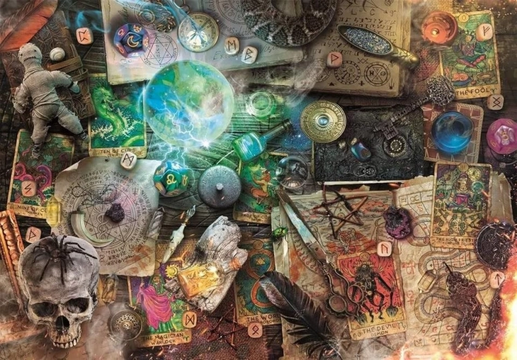 Slagalica CLEMENTONI Maleficium – okultni artefakti 1000 dijelova