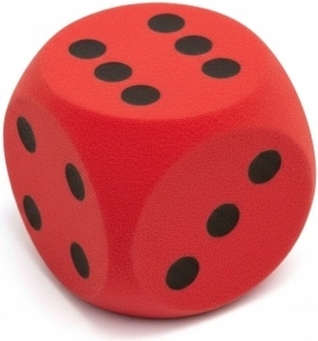 Pjenasta igraća kocka 15 × 15 × 15 cm