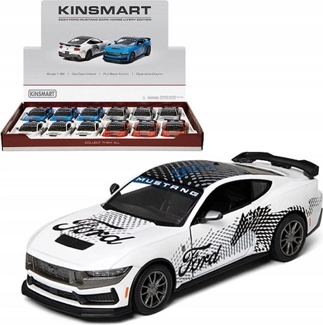 Ford Mustang Dark Horse 2024 metalni model 1:38 s pull-back mehanizmom