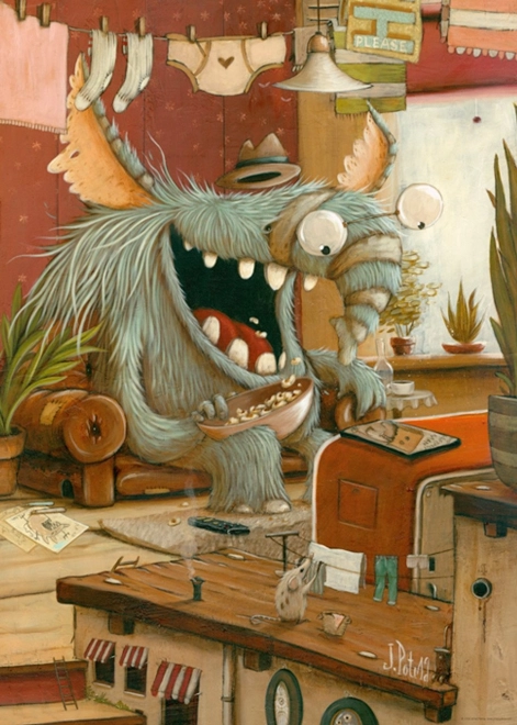 Puzzle HEYE Zozoville: Pranje rublja 1000 dijelova