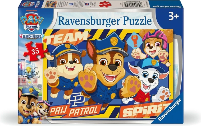 Ravensburger puzzle Psići u ophodnji: potraga i spašavanje 35 dijelova