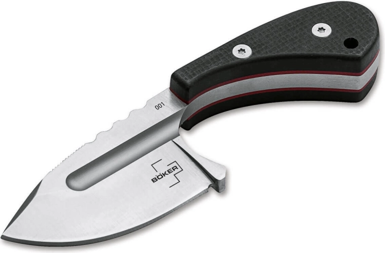 Böker Plus Sigyn – nož za vrat s oštricom 5 cm, G10 i Kydex futrolom