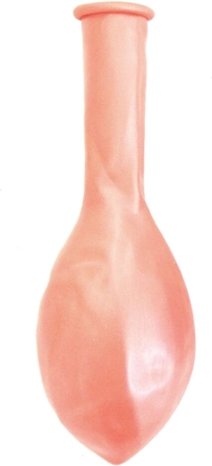 Lateks balon ružičasto zlatne boje s bisernim efektom 30 cm