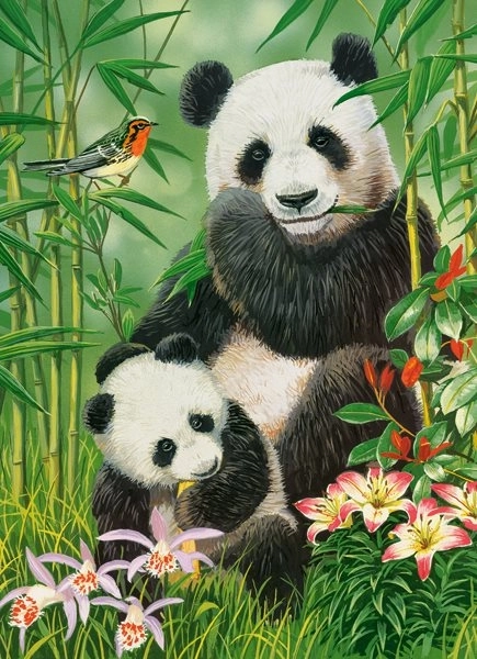Puzzle Castorland Panda Brunch 300 dijelova
