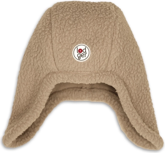 Lodger zimska flis kapa Teddy Beige 0–3 mjeseca