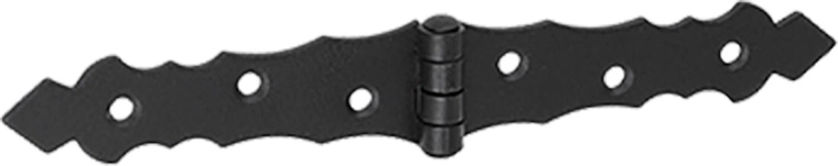 Francuska ukrasna šarka 200 × 34 × 2 mm, crna