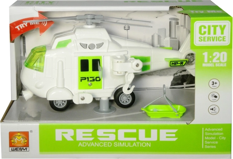 Spasilački helikopter sa svjetlom i zvukom