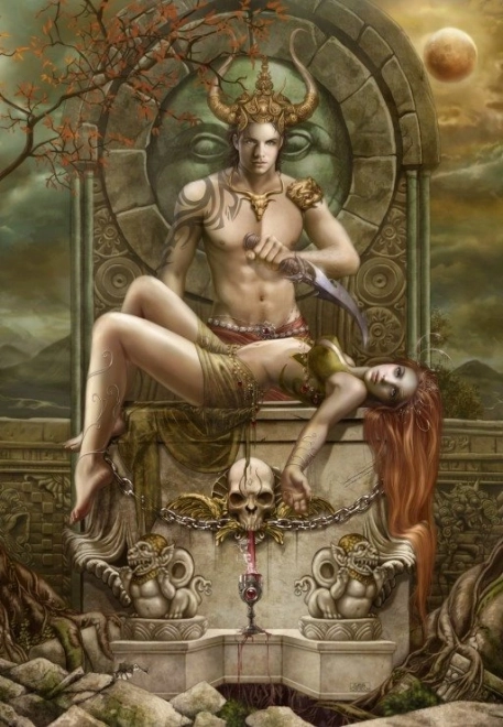 grafika puzzle pomrčina Mjeseca 1000 dijelova