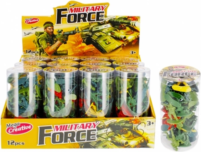 Set plastičnih vojničkih figurica Army u tubi (46 kom)