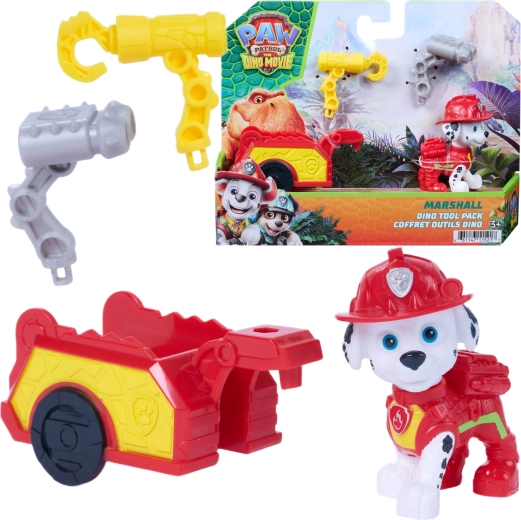 Spin Master Paw Patrol Dino film Marshall – figurica s prikolicom i dodacima