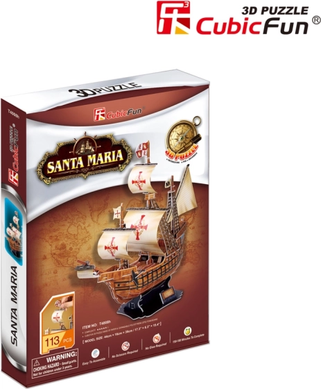 3D Puzzle Brod Santa Maria