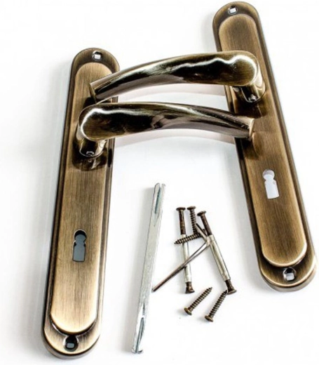 Vrata okov ATENA s cilindričnom uloškom 72 mm, patina