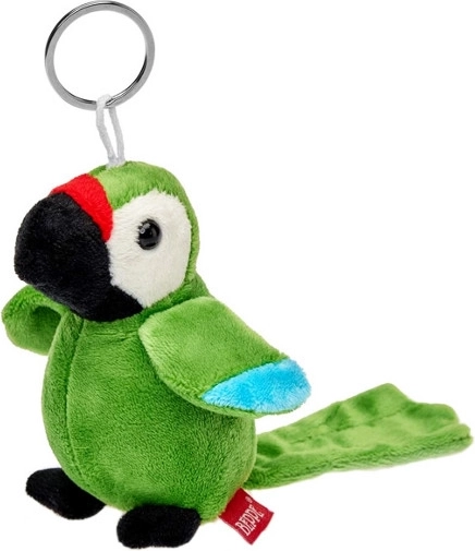 Privjesak ara papiga zeleni 11 cm