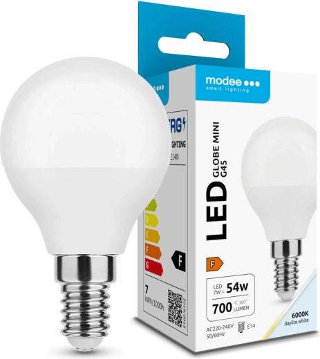 LED žarulja G45 7 W E14 hladno bijela 700 lm Modee Lighting