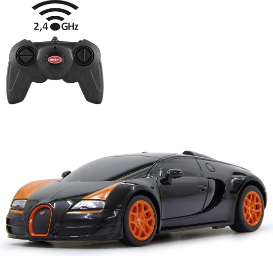 RC automobil Bugatti Grand Sport Vitesse 1:24 crni