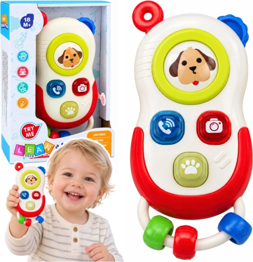 Interactive kids’ phone with lights and sounds 18m+ - 1 piece