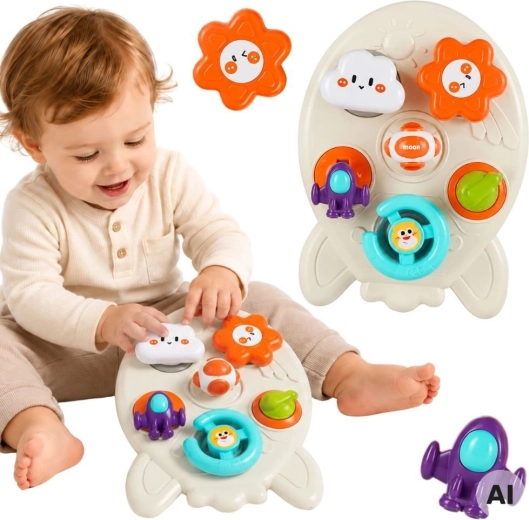 Woopie baby edukativni aktivni panel raketa 7u1 - 1 komad
