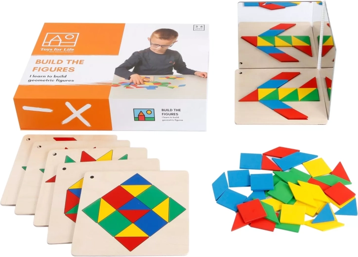 Toys for life drvena mozaična slagalica