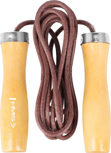 Kožno uže za preskakanje s drvenim ručkama HMS