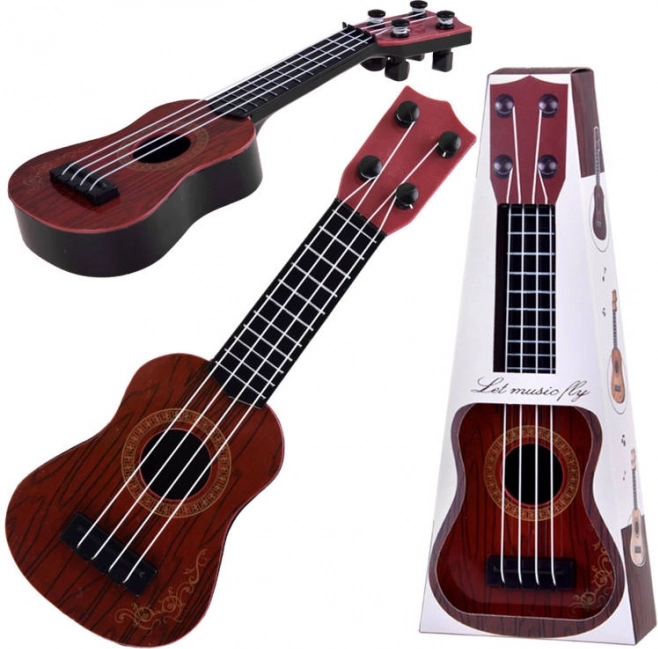 Mini ukulele za djecu 25 cm – Smeđa