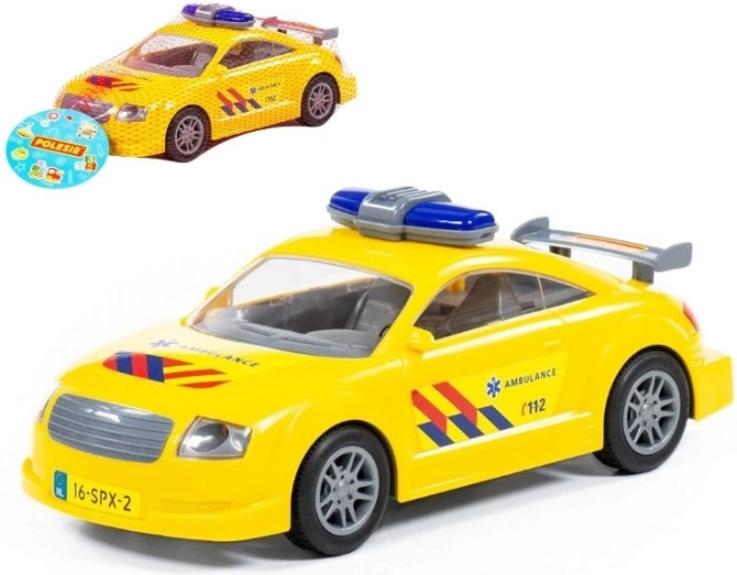 Plastični vatrogasni automobil ambulanta na inercijski pogon