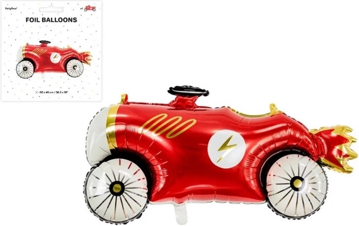 Foliovski balon auto crveni 111 × 63 cm