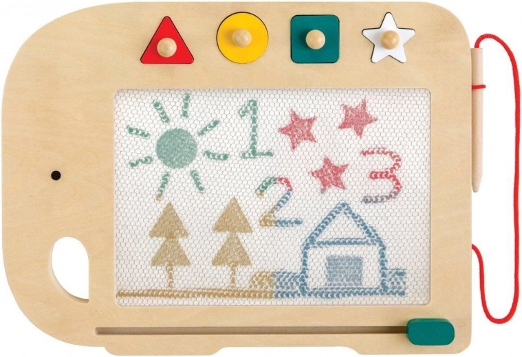 Petit Collage drvena magnetna ploča za crtanje