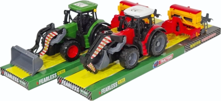Tractor with Agricultural Implement - 1 Piece