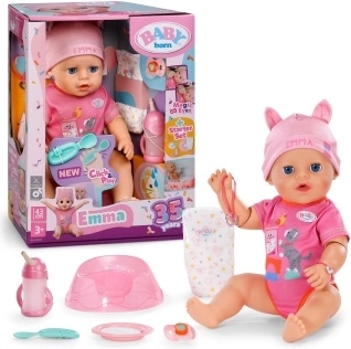 Interaktivna lutka BABY born Emma s čarobnom rukom 43 cm