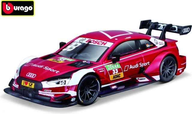 Bburago Race Audi Sport RS 5 DTM 2018 René Rast 1:32 crveni model