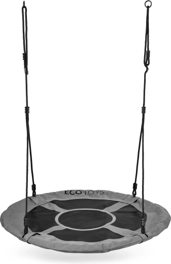 Vrtna gnijezdo-ljuljačka 100 cm, siva ECOTOYS