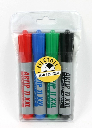 ICO 11 XXL Flipchart Markers, set of 4