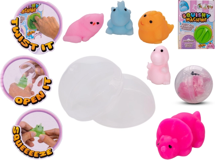 Stretchy kawaii figurines – set of 6 pcs