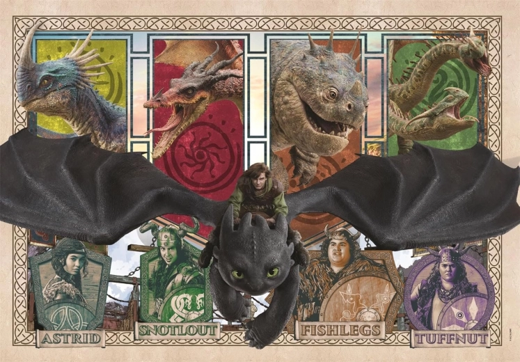 Clementoni puzzle Kako izdresirati zmaja SuperColor 300 dijelova