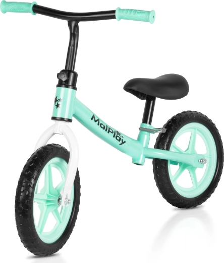 FLIKO Balance Bike, Turquoise and White
