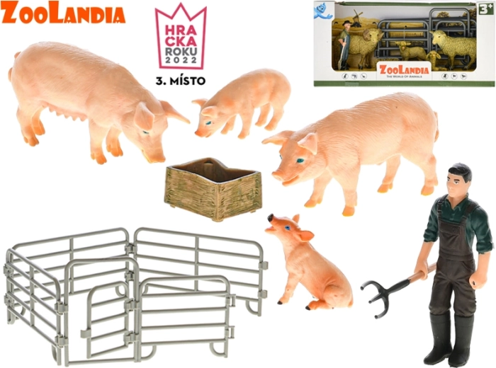 Zoolandia set farmerskih figurica s mladuncima i dodacima