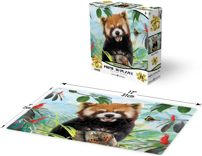 3D puzzle crvena panda 48 dijelova