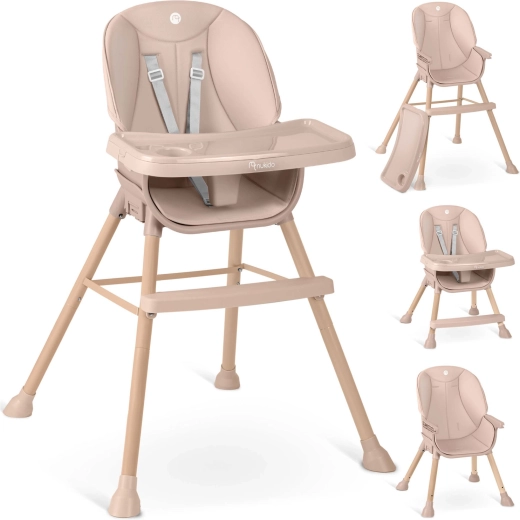 NUKIDO Tilo 3-in-1 High Chair Pink