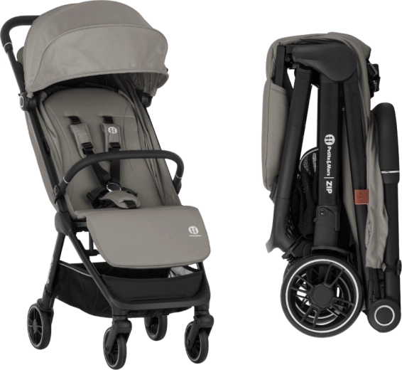 Petite&Mars sportska kolica Zip Velvet Grey