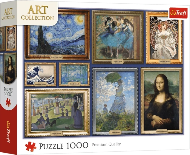 Trefl puzzle Art Collection: zbirka remek-djela 1000 dijelova