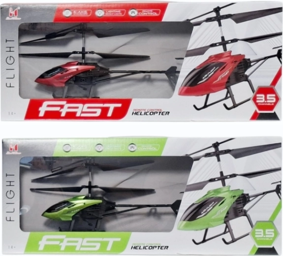 RC remote-controlled helicopter with charger