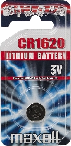 Maxell CR1620 3 V Lithium Coin Cell Battery