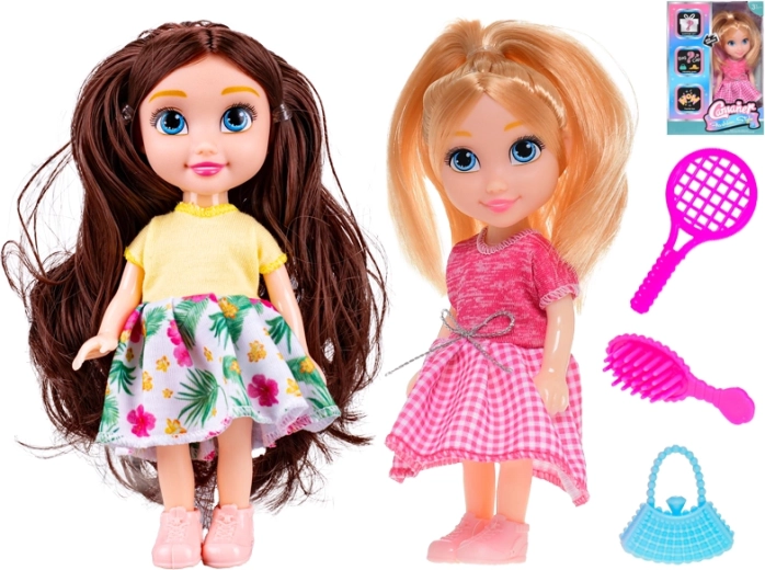 Lutkica 14,5 cm s dodacima – plavuša ili brineta