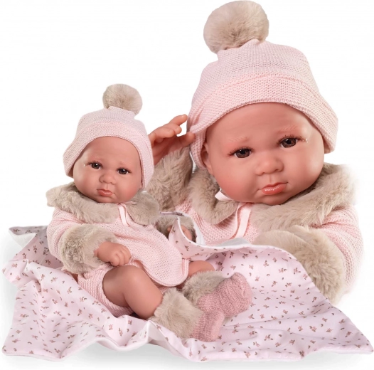 Realistična beba lutka Luca s potpuno vinilnim tijelom 42 cm